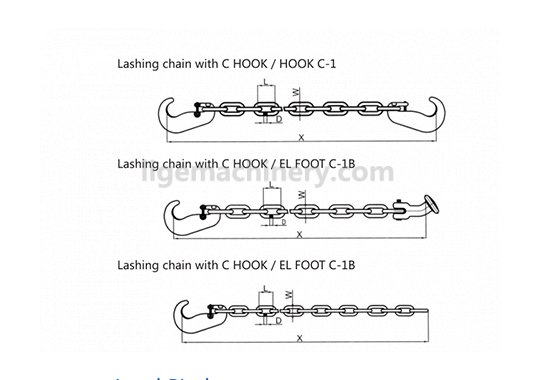 Lashing Chain Assembly model 1