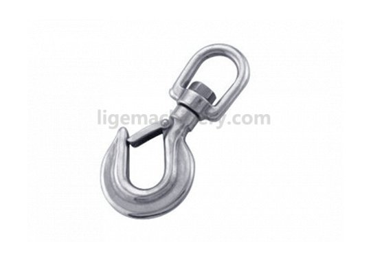 Slip Hook, Heavy Type (Swivel End with Safety Latch)