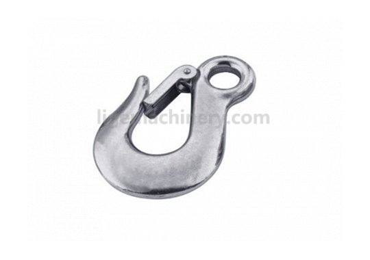 Slip Hook Eye End with Safety Latch