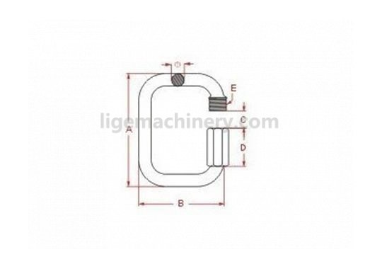 Stainless Steel Square Shape Quick Link