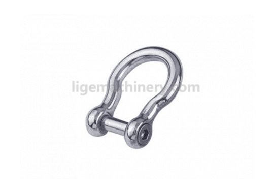 Stainless Steel Anchor Shackle (With Hexagonal Sink Pin)
