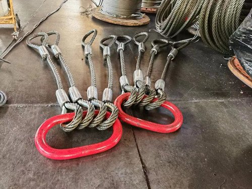 Swaged Aluminum Sleeve Soft Eye Wire Rope Sling|Qingdao Lige Machinery ...